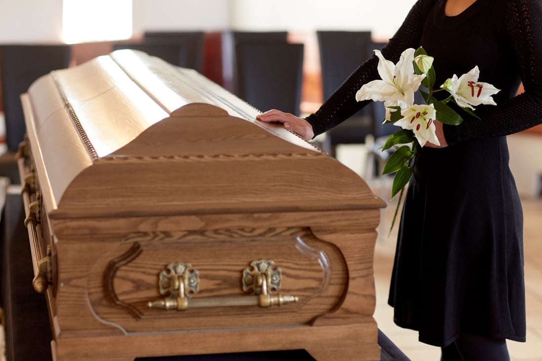 Woman at Funeral